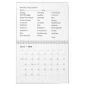 12 Maandelijkse 2026 Kalender Woonkosten Bladen (Mar 2026)