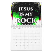 12-maandelijkse Christelijke olieverf! Kalender (Mar 2027)