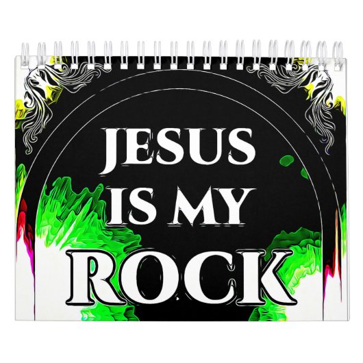 12-maandelijkse Christelijke olieverf! Kalender (Hoes)