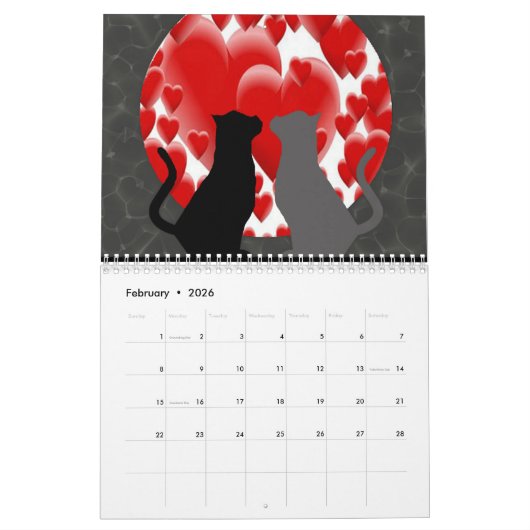 12-maandelijkse kalender (Feb 2026)