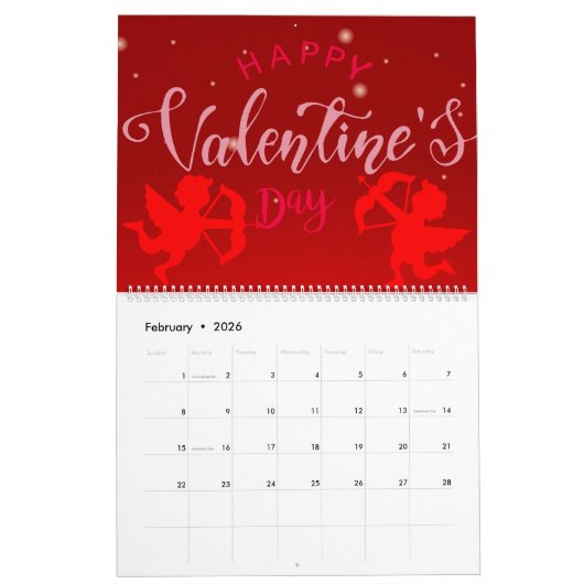 12-maandelijkse kalender (Feb 2026)