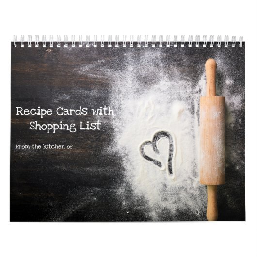 12 Maanden 2027 Agenda van Receptkaarten & Winkel Kalender (Hoes)