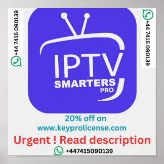 12 maanden abonnement voor IPTV keyprolicense.com Poster