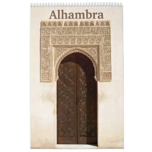 12 maanden Alhambra & Generalife Wall Agenda Kalender