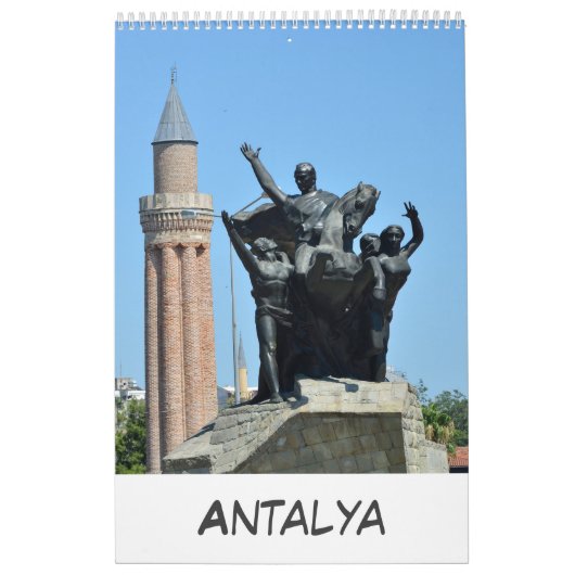 12 maanden Antalya, Turkije Kalender (Hoes)