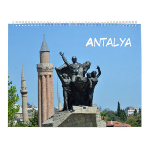 12 maanden Antalya, Turkije Kalender