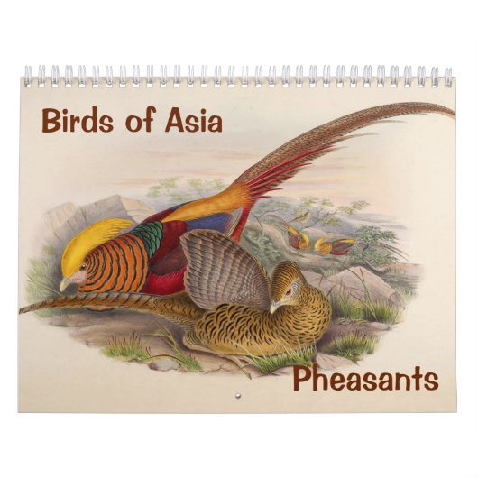 12 maanden Aziatische vogels: Fokmiddelen 2017 Kalender (Hoes)