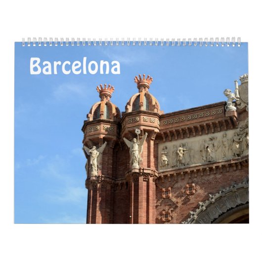 12 maanden Barcelona, Spanje fotokalender Kalender (Hoes)