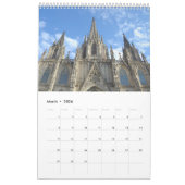 12 maanden Barcelona, Spanje Wall Calendar Kalender (Mar 2026)