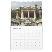 12 maanden Barcelona, Spanje Wall Calendar Kalender (Jan 2026)