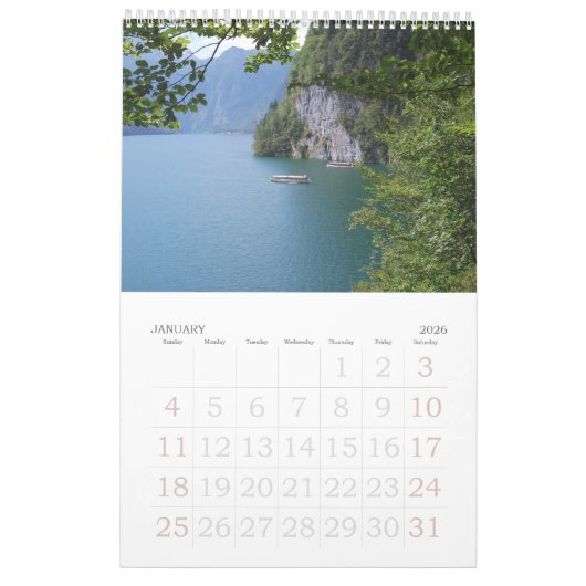 12 maanden Berchtesgaden Photo Calendar Kalender (Jan 2026)