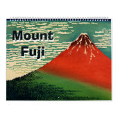 12 maanden berg Fuji Kalender (Hoes)