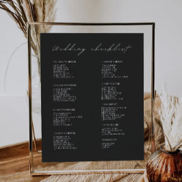 12 maanden Black Wedding Checklist