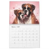 12 maanden Boxer Dogs: Year Long Boxer Dog Fun Kalender (Feb 2027)