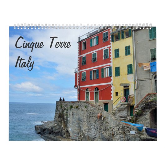 12 maanden Cinque Terre, Italië Foto kalender (Hoes)