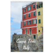 12 maanden Cinque Terre, Italië Foto kalender (Hoes)