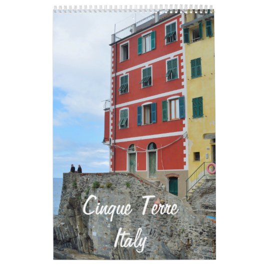 12 maanden Cinque Terre, Italië Foto kalender (Hoes)