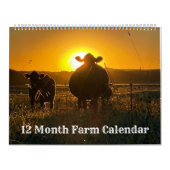 12 Maanden Dairy, Grain Boerderij Kalender (Hoes)
