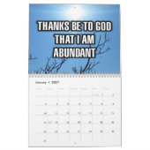 12-Maanden "Dank aan God dat ik..." Kalender (Jan 2027)