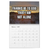 12-Maanden "Dank aan God dat ik..." Kalender (Feb 2027)