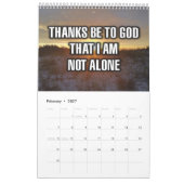 12-Maanden "Dank aan God dat ik..." Kalender (Feb 2027)