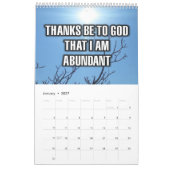 12-Maanden "Dank aan God dat ik..." Kalender (Jan 2027)
