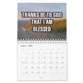 12-Maanden "Dank zij God dat ik..." Kalender (Mar 2027)