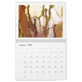 12 maanden eigentijdse abstracte kunst kalender (Jan 2027)