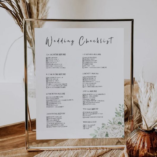 12 maanden Emerald Green Wedding Checklist