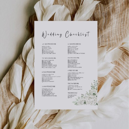 12 maanden Emerald Green Wedding Checklist