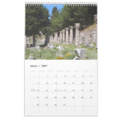12 maanden Ephesus, kalender Turkije (Mar 2027)