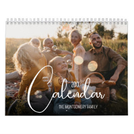 12 Maanden Familie Aangepaste Foto Kalender