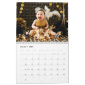 12 Maanden Familie Aangepaste Foto Kalender (Jan 2027)