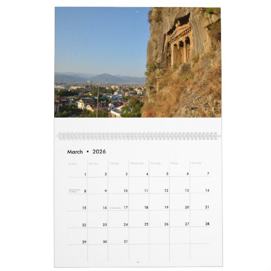 12 maanden Fethiye, Turkije Kalender