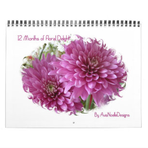 12 maanden Floral Delight Flowers Kalender