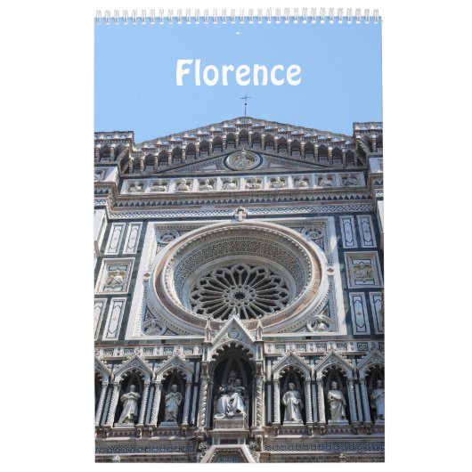 12 maanden Florence, Italië Fotokalender Kalender (Hoes)