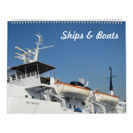 12 maanden Foto-kalender voor verzendingen en boot Kalender