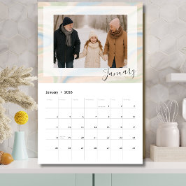 12-maanden fotokalender – Cadeau voor grootouders Kalender