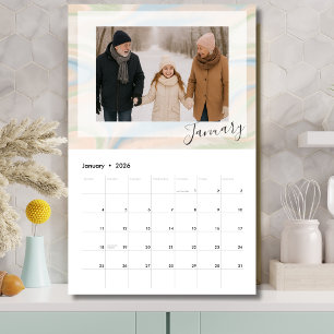 12-maanden fotokalender – Cadeau voor grootouders Kalender