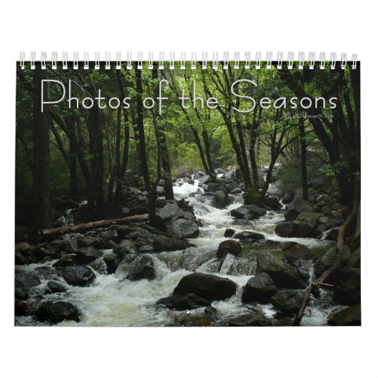 12 maanden foto's van de seizoenen, derde editie kalender (Hoes)