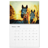 12 maanden Gespiriseerde Arabische paarden Waterve Kalender (Feb 2026)