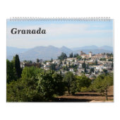 12 maanden Granada Wall Calendar Kalender (Hoes)