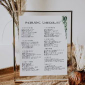 12 maanden Greenery Wedding Checklist
