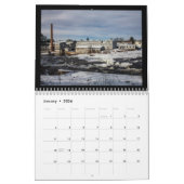 12 maanden in Central NY Kalender (Jan 2026)