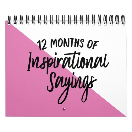 12 maanden Inspirerend offertes Kalender (Hoes)