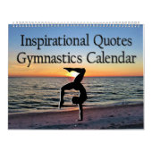 12 MAANDEN INSPIREREND QUOTES GYMNASTIEK KALENDER (Hoes)