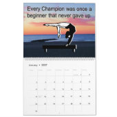12 MAANDEN INSPIREREND QUOTES GYMNASTIEK KALENDER (Jan 2027)