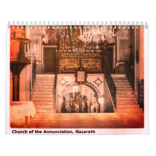 12-maanden Jaarlijkse Christelijke Heilige Land Kalender