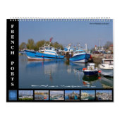 12 maanden kalender franse havens (Hoes)