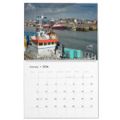 12 maanden kalender franse havens (Jan 2026)